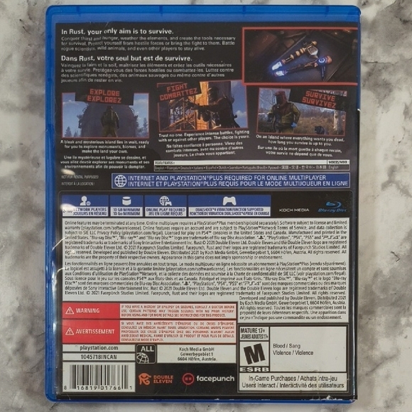 Rust Console Edition for PS4 Game, Tested - Picture 2 of 4
